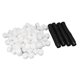 thumbnail image 5 of Juego de 100 cestas de cultivo hidropónico, esponjas, cestas circulares para plantar, esponjas para crecimiento de plantas, color negro, 5 of 8