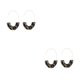 thumbnail image 4 of Pendientes en forma de U con estampado de leopardo Minnieouse joyería geométrica de moda, 4 of 6