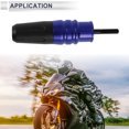 thumbnail image 3 of 16mm Motorcycle Slider Frame Aluminum Alloy Wheel Fairing Protection Crash Pad Protector Guard 27mm 150mm Bolt Nut Blue 1 Set, 3 of 7