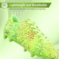 thumbnail image 3 of Vizari Zodiac Firm Ground Soccer Cleats for Kids – Durable, Lightweight Soccer Shoes for Boys and Girls, Green, 2.5, 3 of 7