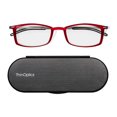 thumbnail image 1 of ThinOptics collection FrontPage - Lunettes Brooklyn Red 2.5 avec Étui Milano Noir, 1 of 2