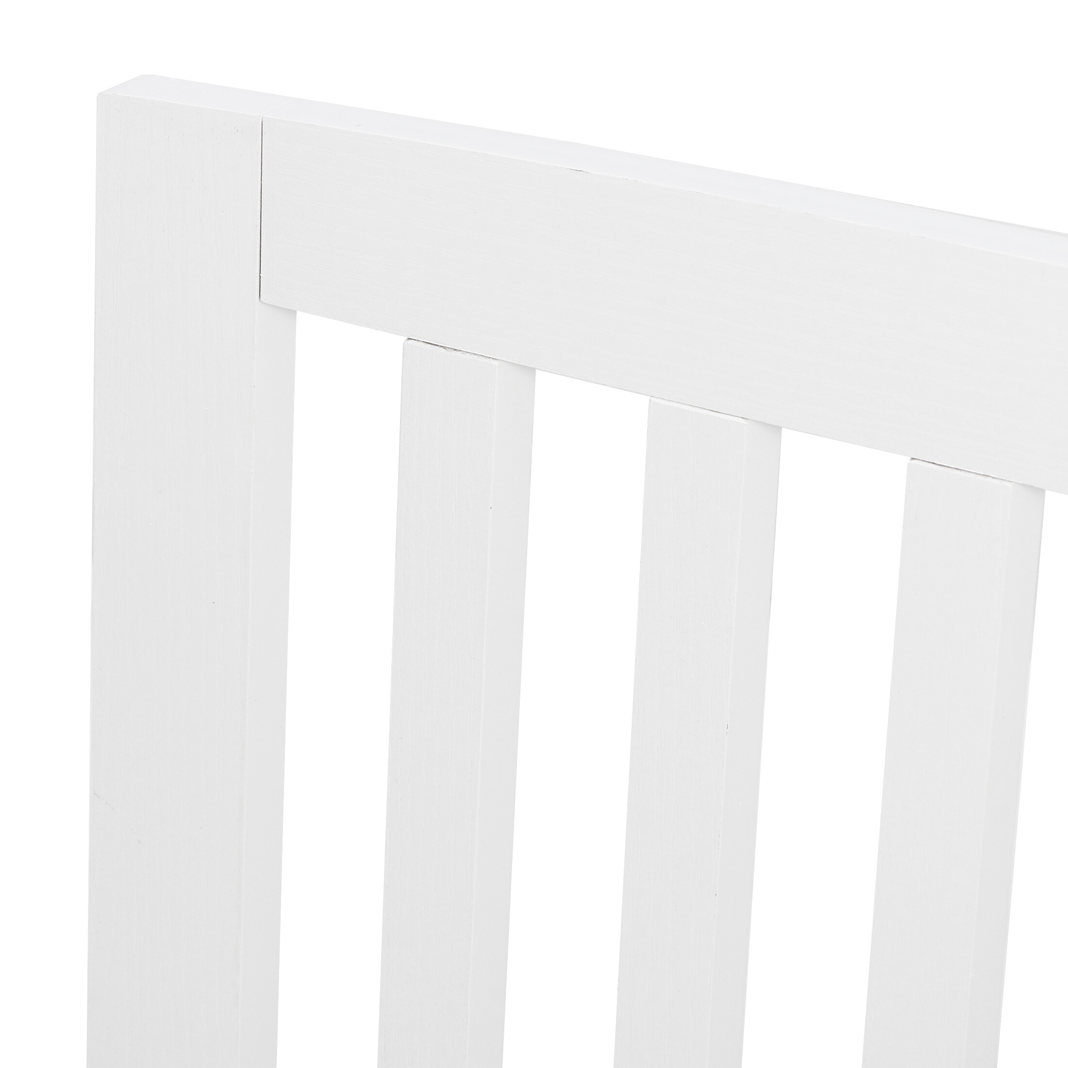 ZENY 4-Panel Foldable Pet Gate, White photo 3