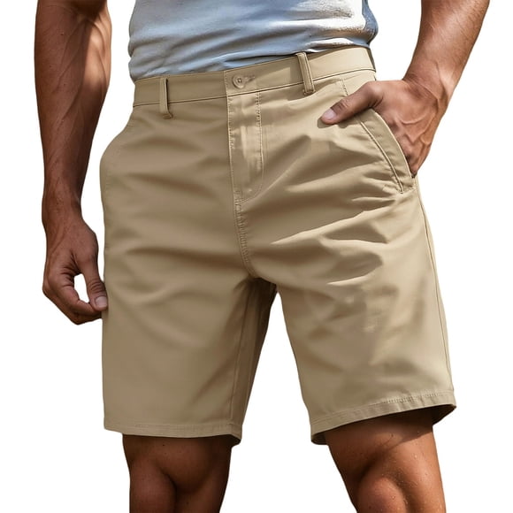 Versatile Casual Shorts for Spring and Summer in Solid Colors | Easywear Comfort Fit | Breathable Lightweight Everyday Leisure Shorts