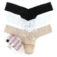 thumbnail image 4 of Hanky Panky Womens Signature Lace Low Rise Thong 3-Pack Style-49113PK, 4 of 9