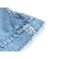 thumbnail image 4 of KIDSCOOL SPACE Kid Jean Vest,Junior Ripped Raw Edge Denim Vest Tops,Light Blue,10-11 Years, 4 of 5