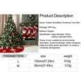thumbnail image 4 of Clearance Christmas Decoration! Christmas Tree Skirt,Christmas Ornaments Linen Printed Christmas Tree Skirt Decoration Props 95cm Save up to 50%, 4 of 8
