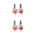thumbnail image 1 of tredstone Gift Choice Exquisite Handmade Enamel Drop Earrings In Silver Premium Silver Earrings For Women 2Set, 1 of 6