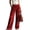 Red Pants, variant on jobturf Womens Corduroy Pants High Waisted Wide Leg Baggy Pants with Pockets Y2k Ribbed Trousers Going Out Bottoms S