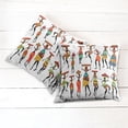 thumbnail image 6 of Ambesonne Tribal Throw Pillow Cover 2 Pack, Women, 24", Multicolor, 6 of 7
