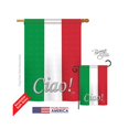 thumbnail image 1 of Breeze Decor 08027 Drapeau Italien à Impression Verticale Recto-Verso - 28 x 40 Po., 1 of 1