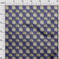 thumbnail image 3 of oneOone Georgette Viscose Violet Fabric Floral Craft Projects Decor Fabric Printed By The Yard 42 Inch Wide, 3 of 4