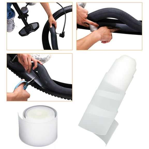 Fairnull 2Pcs 26/27.5/29 Inch 700C Cycling Tire Liner Anti-Puncture Protector Tape Pad