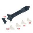 thumbnail image 2 of BE-TOOL 3 in 1 Silicone Scraper Kit Mould Sealer Remover and Finisher Tool with 5 Interchangeable Silicone Finishing Pads, 2 of 7