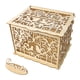 thumbnail image 2 of Billuyoard Caja de tarjetas de madera elegante, tarjeta de pareja DIY, cajas de tarjetas de regalo plegables personalizadas reutilizables para Kits de decoración para fiestas JM01369, 2 of 6