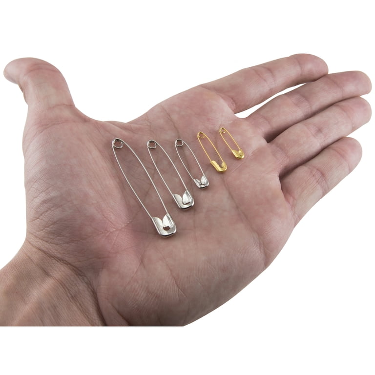 SINGER Assorted Safety Pins In A Resealable Container, 225 Count