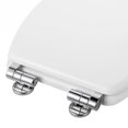 thumbnail image 5 of 4X Bisagras de Asiento de Inodoro de Reemplazo de Aleacion Juego de Montajes Chrome con Accesorios Tornillos, 5 of 5