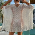 thumbnail image 7 of LYXSSBYX Plus Size Swimwear Cover up Clearance Women's New Fashion Beach Sexy Solid Hem Cover up Swimwear, 7 of 7