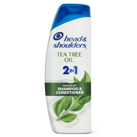 Head and Shoulders 2 in 1 Dandruff Shampoo and Conditioner, Tea Tree Oil, 12.5 oz