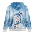 thumbnail image 6 of Yuyamidu Womens Hoodie Christmas Sweatshirts Snowman Sweatshirt Plus Size Hoodie Zip Up Jacket Womens Hooded Sweatshirt Oversized Sweatshirts XS, 6 of 8