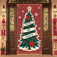 thumbnail image 2 of Decorative Design Christmas Tree Peace Message Banner Decorative Ornaments Seasonal Theme Holiday Celebration for Indoor Decoration Home Decor Party Decoration, 2 of 9