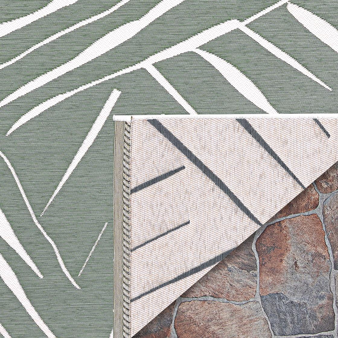 Couristan Dolce Parquet 4' x 5'10" Fern Indoor/Outdoor Rug