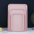 thumbnail image 1 of cpengpj Rectangular Tray Large Medium And Small Sets Of Three Household Plates To Put Tea Cups Dinner Plates To Put Snacks Plates, 1 of 6