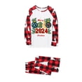 thumbnail image 2 of Red Checkered Shirt Christmas Family Pajamas Matching Sets Matching Family Outfits, Fun Christmas Pjs, Perfect Holiday Sleepwear for the Entire Family, 2 of 4