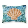 thumbnail image 1 of Carolines Treasures BB5367PILLOWCASE Scallop Shell & Water Fabric Standard Pillowcase, 1 of 2