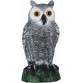 thumbnail image 1 of Natural Fake Scarecrow Owl Decoy - Owl Pest Repellet, 1 of 5