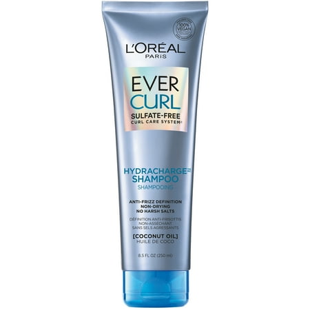 L'Oreal Paris EverCurl HydraCharge Shampoo Sulfate Free, 8.5 oz