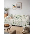 thumbnail image 6 of Green Eucalyptus Couch Cover for Dogs, Country Nature Leaf Succulent Plant Washable Sofa Covers Slipcover for Pets Dogs Futon Cover, Couch Recliner Covers, Oversized Chair Slipcover 71"x91", 6 of 9
