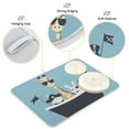 thumbnail image 4 of Yayeee Dish Drying Mat for Kitchen Counter Ultra Absorbent Easy Clean Pad 18x16", Pirate Animals, 4 of 7