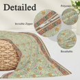 thumbnail image 3 of Vintage Boho Floral Body Pillow Covers 20"x54", Ethnic Tribe Abstract Art Flowers Soft Brushed Microfiber Breathable Throw Pillow Covers, Decorative Pillowcase with Zipper for Couch Sofa Bedroom, 3 of 9