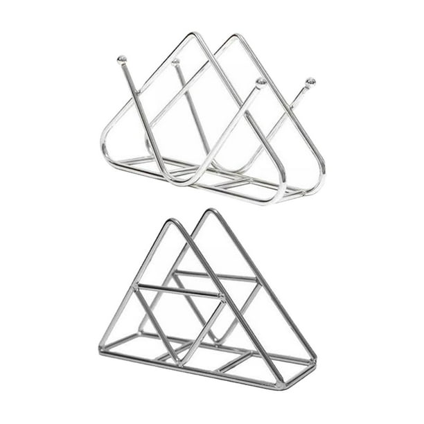 2 soportes para servilletas de papel, dispensador de pañuelos para cocina, organizador de servilletas para mesa de comedor, uso en interiores y exteriores. Argén