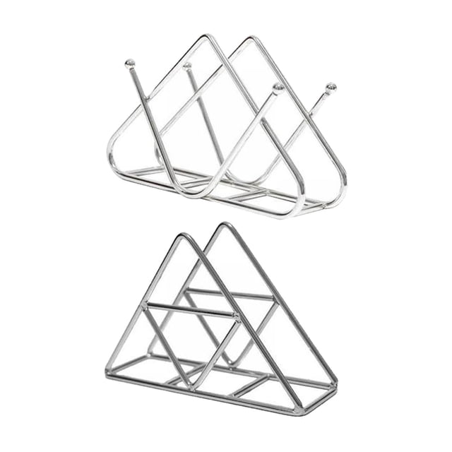 2 soportes para servilletas de papel, dispensador de pañuelos para cocina, organizador de servilletas para mesa de comedor, uso en interiores y exteriores. Argén