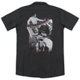 thumbnail image 3 of Elvis Presley International Hotel (Back Print) Adult Work Shirt Black, 3 of 3
