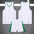 thumbnail image 5 of ATOGUTA Activewear Clothing Set for Boys Size 4-14 Years Basketball Performance Set Youth Lightweight Basketball Tank Top and Track Shorts White, 5 of 5