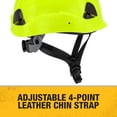thumbnail image 4 of Casco de seguridad DEWALT DPG22 Hi-Vis Lime Type II Class E, 4 of 6