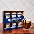 thumbnail image 3 of Thoughtfully Bombombs Coffee Mix Gourmet Gift Set in Mini Cup Packaging, Includes 6 Instant Coffees in House Blend and Caramel Flavors, Small Gift Basket, 3 of 7