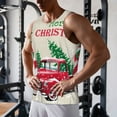 thumbnail image 5 of Pofeuu Merry Christmas 1 Print Men's Workout Tank Tops Sleeveless Muscle Gym Shirt Quick Dry-XX-Large, 5 of 7