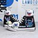 thumbnail image 1 of Genshin Impact Shoes Canvas High Top Sneaker 3D Print Cosplay XIAO Shoes para niños niñas Studebts Kawaii Shoes Anime Kids Gifts0742 Deng Xun unisex, 1 of 2