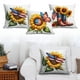 thumbnail image 1 of Fundamentos de Almohada de Girasol, Tela Transpirable y Agradable para La Piel, Diseño Duradero de Doble Cara, Cojín Decorativo para El Día de La Independencia, Ideal para La Salsa de Estar, Ideal pa, 1 of 7