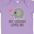 thumbnail image 4 of Inktastic My Cousin Loves Me Boys or Girls Baby Bodysuit, 4 of 5
