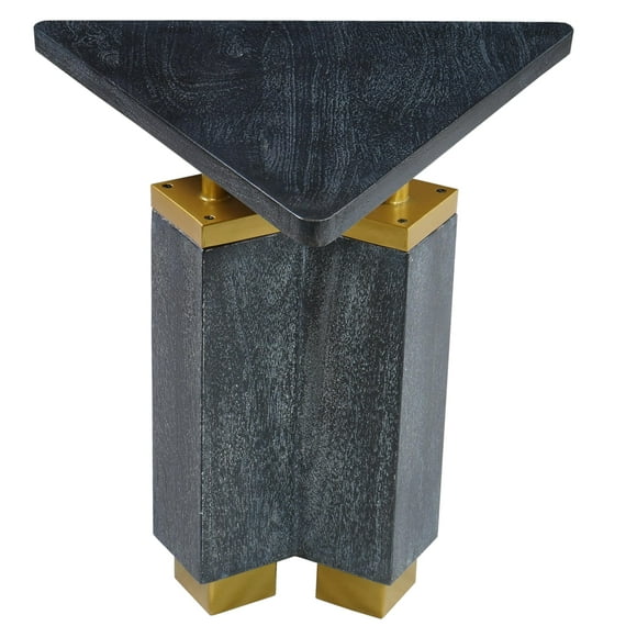 Mesa TUP THE URBAN PORT Andes, triangular, 51 cm, ribete dorado
