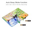 thumbnail image 6 of iPad Pro 11" 2020 Case, Allytech PU Leather Corner Protection Auto Sleep Wake Cards Slots Folio Shockproof Multi Angle Viewing Stand Case Cover for Apple iPad Pro 11 2nd Generation, Colorful Tree, 6 of 8