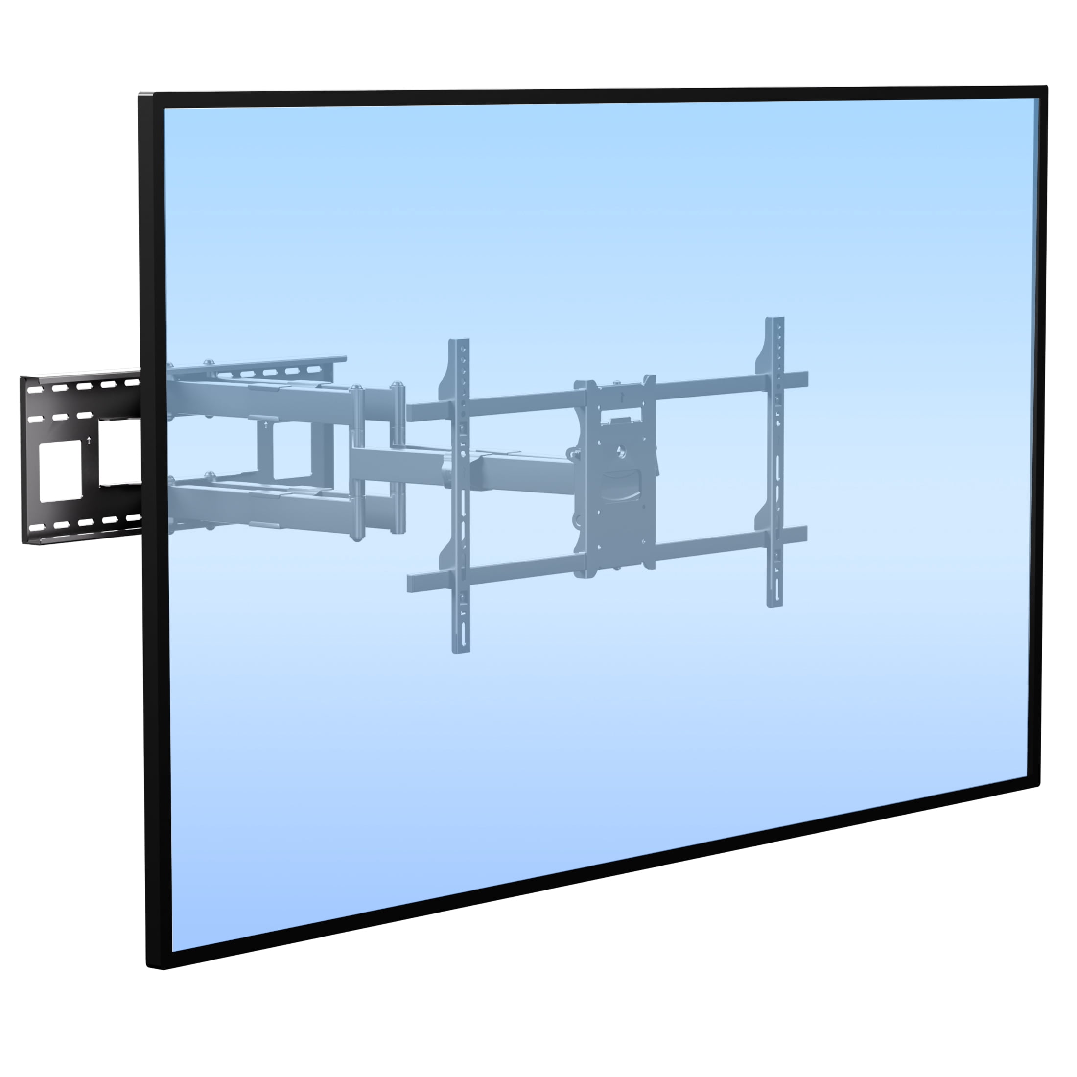 Mount-It! Full Motion Dual Arm TV Wall Mount with Extra Long 36" Extension , Fits 40" to 90" Tv's, Capacity 176 Lbs.