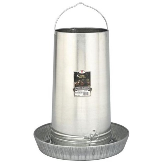 Miller Manufacturing 17in. Galvanized Hanging Poultry Feeder Tubes 914273