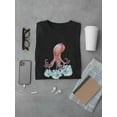 thumbnail image 3 of Squid And Bubbles T-Shirt Men -SPIdeals Designs, Male Medium, 3 of 4
