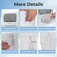 thumbnail image 2 of Vicamelia Portable Mini Compact Twin Tub Washing Machine with 20 Lbs Capacity, Grey + White, 2 of 8