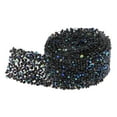 thumbnail image 1 of Strass en Fer Perlé sur Applique Mariage Robe de Mariée Multi Usage Noir Noir Bleu, 1 of 7